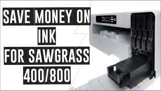 HOW TO USE CHEAPER INK IN SAWGRASS SG400/800 (INK HACK) #sawgrass #sublimation