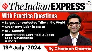 Indian Express Editorial Analysis by Chandan Sharma | 19 July 2024 | UPSC Current Affairs 2024