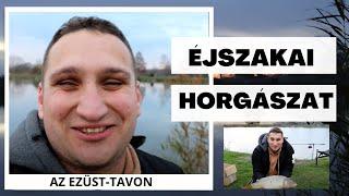 ÉJSZAKAI HORGÁSZAT AZ EZÜST-TAVON | JÖTT EGY 13 KILÓS PONTY | Hideg volt