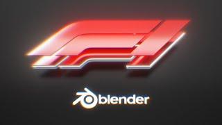 Logo Animations Ep.11 (Formula 1) - Blender Geometry Nodes Tutorial