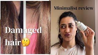 Minimalist bond repair serum review|| How i transformed my hair||Manisha Mishra