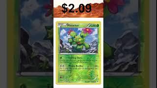 Top 5 Most Expensive Maractus Cards! #five #pokemon #ten #fyp #top5 #cool #love #shorts #top10 #tcg