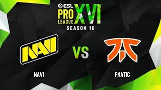 NaVi vs fnatic | Карта 1 Ancient | ESL Pro League Season 16 - Group A