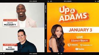 Up & Adams Show with Kay Adams! Devin McCourty & Rob Maaddi | January 3, 2025