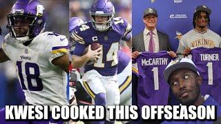 Minnesota Vikings GM Kwesi Adofo Mensah Cooked This Offseason