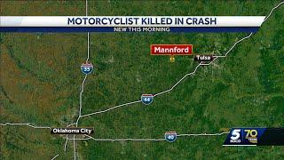 OHP: Motorcyclist killed after crash in Tulsa County