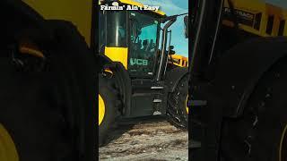 Plowing into a Field to retrieve some Feed!   #winterfarming #winter #cattlefeed #silage #snowplow