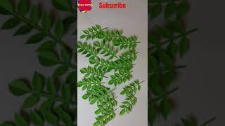 how to make paper leaves/ paper leaf crafts/ paper leaf/ paper leaf cutting/ #shorts