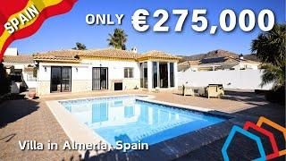 Villa for sale in Arboleas, Almeria, Spain | Villa Charm | 3 bed 3 bath villa with a pool and views!