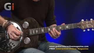 Dean Spider Quilt Maple Resonator Guitar Review | Guitar Interactive Magazine