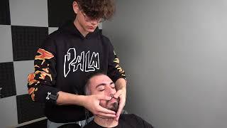 ASMR Head Face and Body Massage By Young Barber Kaan