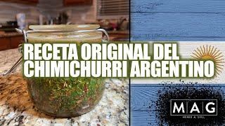 Chimichurri Original ARGENTINO  [Historia+Receta] | MAG