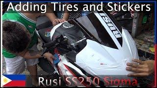 New Tires and Stickers - Caloocan Philippines