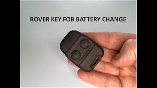 Land Rover Defender, Rover 25 45 200 400 ZS Key Fob Battery Replacement