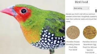 Unlock Your Finches Full Breeding Potential with Our Handmixed Seed Blends!