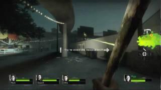 Left 4 dead 2: Bat Melee Gameplay
