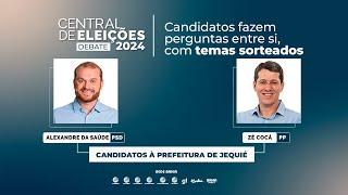 Candidatos à prefeitura de Jequié respondem temas sorteados I Central de Eleições 2024