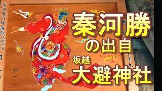 大避神社　秦河勝の出自　安閑天皇の落胤説　弓月君の末裔　生島に眠る