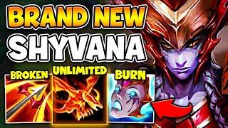 SHYVANA HAS AN UNLIMITED ULT WITH THE REWORKED RUNAANS (PERMANENT DRAGON FORM)