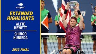 Alfie Hewett vs. Shingo Kunieda Extended Highlights | 2022 US Open Final