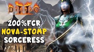 200FCR Nova Stomp Sorceress OMG So Fun - Diablo 2 Resurrected / D2R