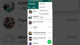 Cara merubah tema WhatsApp menjadi mode gelap