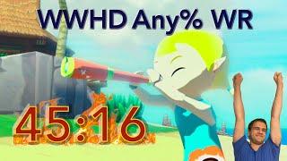 Zelda: The Wind Waker HD Any% Speedrun in 45:16 [World Record]