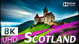 SCOTLAND - 12K Scenic Relaxation Film With Inspiring Cinematic Music - 12K (60fps) Video Ultra HD