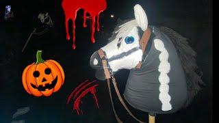 Halloween  mit Hobby Horse