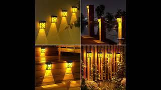 Solar garden light #gardenlights #outdoorlighting #solarlights#gardendecorations