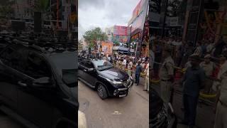 CM Revanth Reddy Convoy at Khairatabad Ganesh after Darshan #cmrevanthreddy