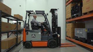 Toyota Material Handling | Forklift Safety: Warehouse Forklifts & Aisle Widths