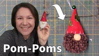 Handmade Pom-Pom Ornaments- Craft Along Live Stream : December 26, 2020