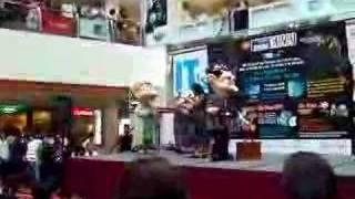 Mr Bean dancing at Singapore's Funan Digitalife Mall