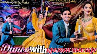 ख़ुशी जी के साथ किया स्टेज डांस |Dance With Khushi sheikh | Beuty Award Presenter | Ravi Sagar88