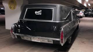 An Abandoned Barris Kustom '72 Cadillac Fleetwood 75 Hearse in Hollywood