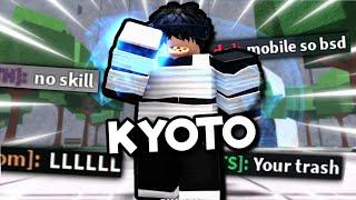 Abusing KYOTO COMBO on Toxic Players again... (Roblox the strongest battlegrounds)