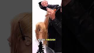 Watch how we bring Section 2 ️ into Section 3 for a perfect cut. Quick. Clean. Seamless  #hairstyle