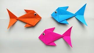 How To Make Easy Origami Paper Fish | Paper Fish | Origami Fish | How To Make Paper Fish DIY