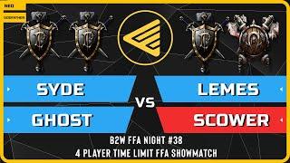 WC3 - 4 Player Time Limit FFA Showmatch #1 - B2W FFA Night #38