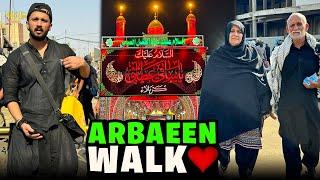 Arbaeen Walk Najaf to KarbalaBest Vlog of my Life