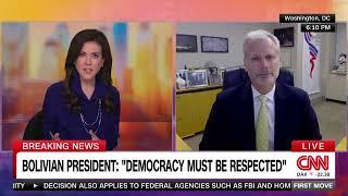 CNN International: Eric Farnsworth with Julia Chatterley on the Failed Attempted Coup in Bolivia