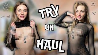 [4K] Exclusive Luxury Transparent Outfit Try on Haul 2024 |