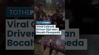 Viral Video Driver Ojol Ngamuk, Cekcok Terhalang Bocah Pesepeda yang Ngonten di Jalur Sepeda Jakpus