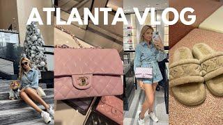 FALL IN ATLANTA SOLO LUXURY SHOPPING VLOG | HERMÉS, CHANEL, NEIMAN MARCUS, DIOR, LV  