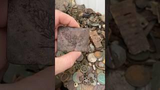 Нетрадиционная чистка монет  #metaldetecting #клад #коп #поискмонет #metaldetector #монеты