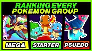 I Ranked ALL 11 Pokemon Groups | Mr1upz