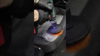 ASMR |  GROSSY Textil seats ont his Audi A4 #mitza #autodetailing #satisfying