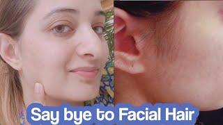 How to Remove Facial Hair | face hair removal | Permanent remove hair from face at home for woman