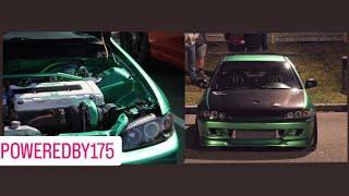 Fully built Honda Civic EG sedan with turbo B18C1 GSR motor takes a beating!!!